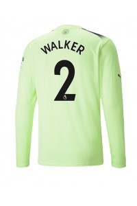 Manchester City Kyle Walker #2 Fotballdrakt Tredje Klær 2022-23 Lange ermer